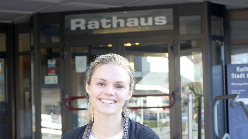 Dr. Katharina Heidtmann ist die neue Klimaschutzbeauftragte der Stadt Aurich. Foto: Karin Böhmer
