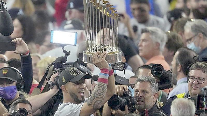 Die Atlanta Braves haben die World Series gewonnen. Foto: Sue Ogrocki/AP/dpa