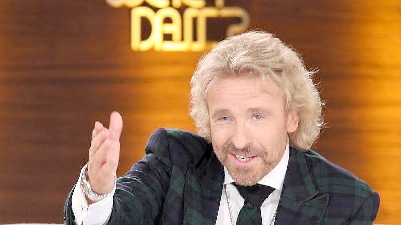 Thomas Gottschalk moderiert am 6. November eine Sonderausgabe von „Wetten, dass..?“. Foto: Jan Woitas/dpa-Zentralbild/dpa