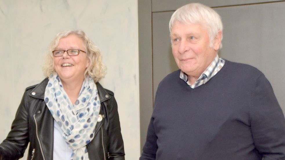 Ludwigsdorfs Ortsbürgermeisterin Anita Biller und ihr Stellvertreter Hilrich Fleßner. Archivfoto: Christin Wetzel