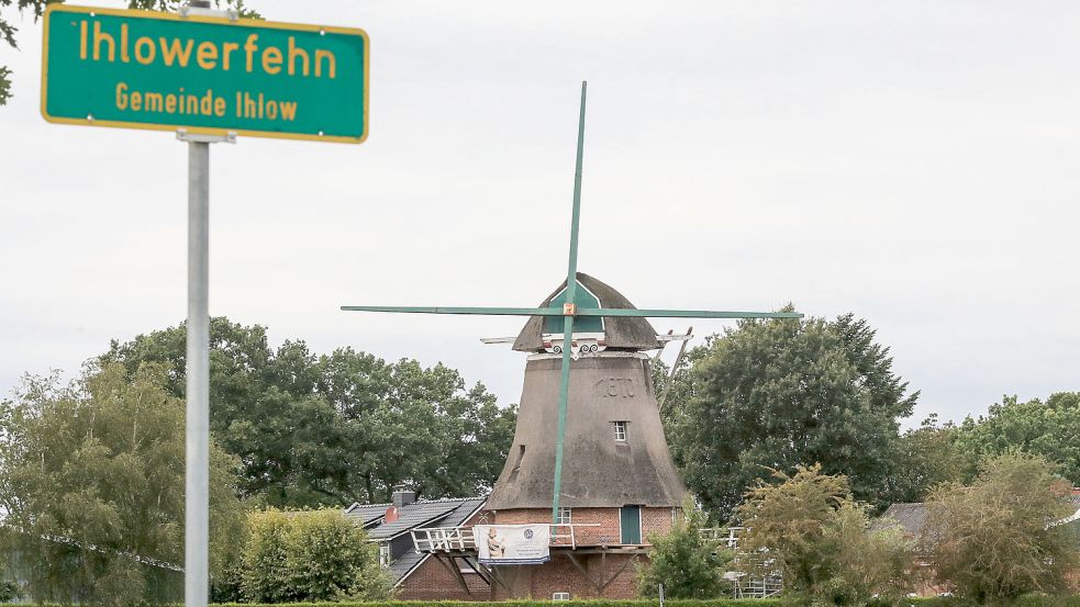 Die frisch sanierte Mühle Berta ist eines der Wahrzeichen von Ihlowerfehn. Archivfoto: Romuald Banik