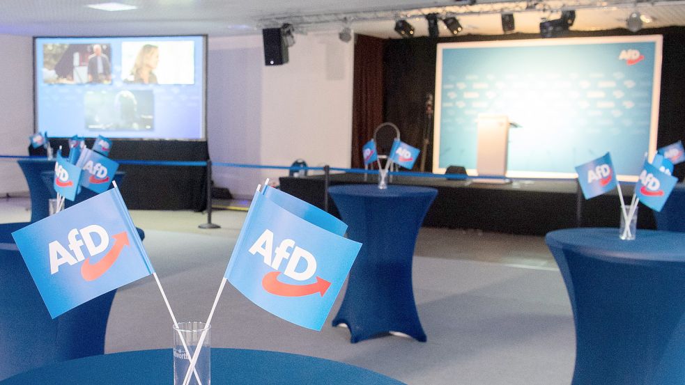 Die AfD hat am Sonnabend ihren Kreisparteitag in Großefehn abgehalten. Symbolbild: DPA