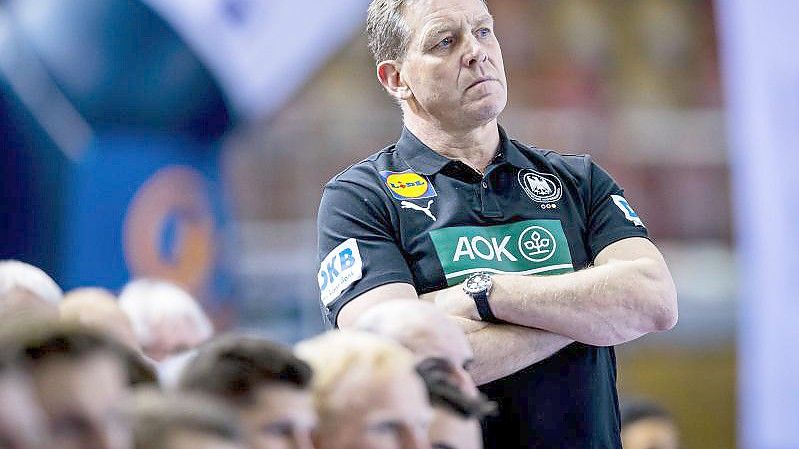 Handball-Bundestrainer Alfred Gislason. Foto: Sascha Klahn/dpa