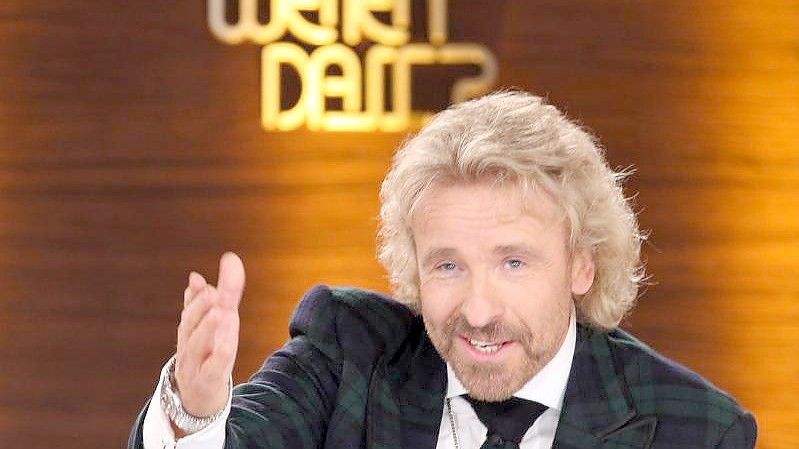 Thomas Gottschalk moderiert noch einmal die ZDF-Show „Wetten, dass..?“. Foto: Jan Woitas/dpa-Zentralbild/dpa