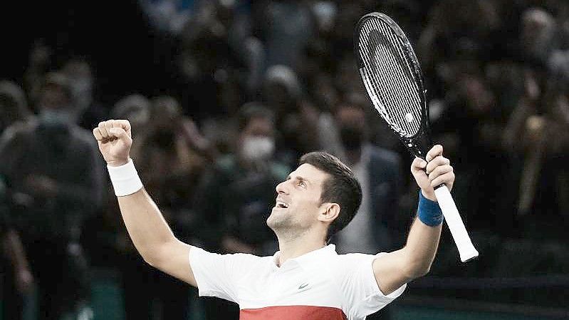 Feierte seinen 37. Titel auf der ATP-Tour: Tennis-Star Novak Djokovic. Foto: Thibault Camus/AP/dpa