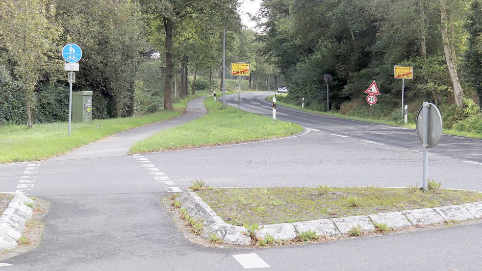 Der Radweg zwischen Holtrop und Ostgroßefehn. Foto: Heino Hermanns