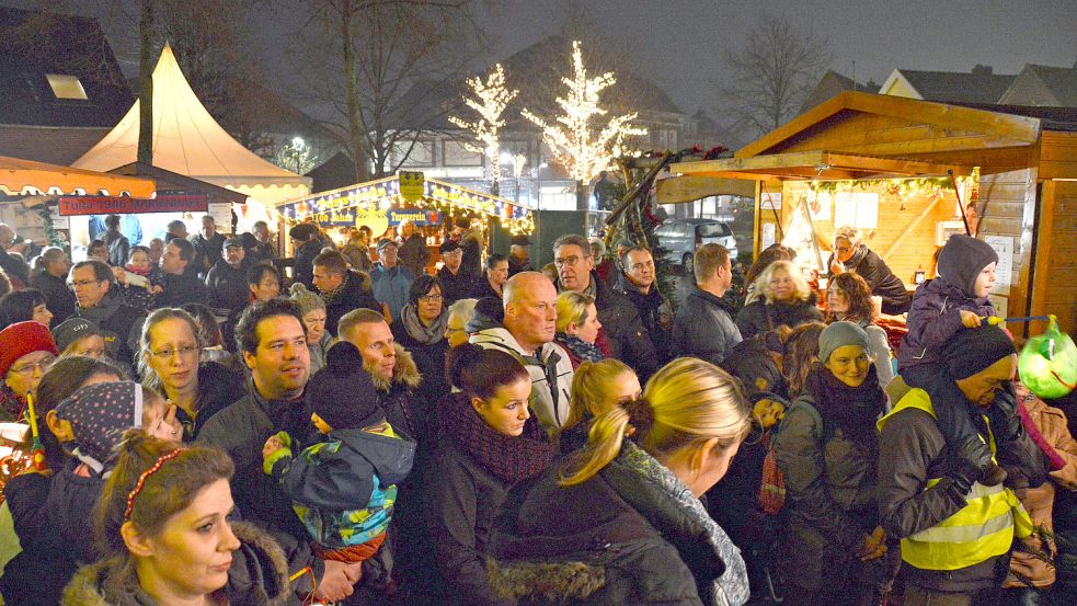 2019 fand in Marienhafe der vorerst letzte Weihnachtsmarkt statt. Frühestens 2022 wird es eine Neuauflage geben. Archivfoto: Thomas Dirks