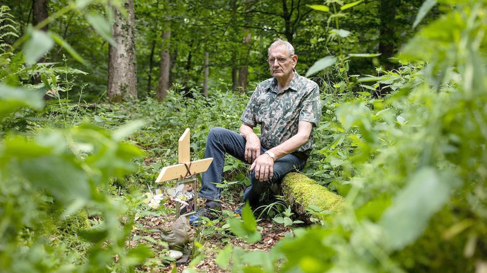 Barend Thijsen fand im September 2015 die Leiche seiner Tochter im Klosterwald bei Loccum. Archivfoto: Michael Gründel