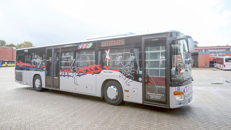 In den Linienbussen der Kreisbahn Aurich könnte demnächst die 3G-Regel gelten. Archivfoto: Romuald Banik