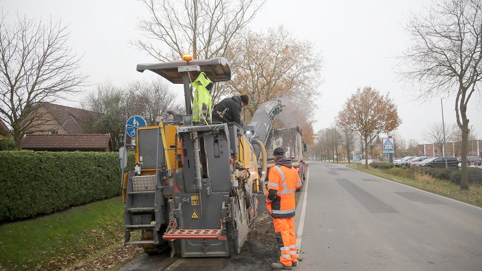Der größte Teil der Strecke ist gefräst. Foto: Romuald Banik
