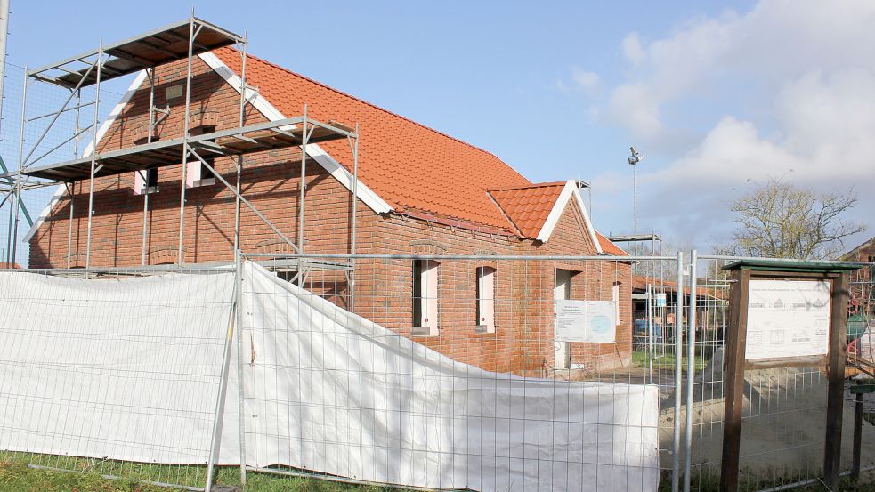 Gut ein halbes Jahr wird am neuen Museumsgebäude nun gebaut. In der nächsten Saison soll es fertig eingeräumt werden. Foto: Karin Böhmer