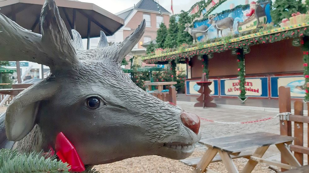 Auf dem Auricher Weihnachtszauber muss eine Maske getragen werden. Foto: Stapf