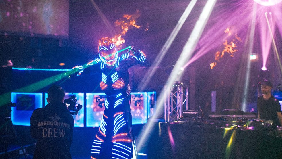 Im Rahmen der „Culture-Club“-Reihe wurden im Aurum Aurich aufwendige Live-Videos gedreht. Foto: Sebastian Kranz