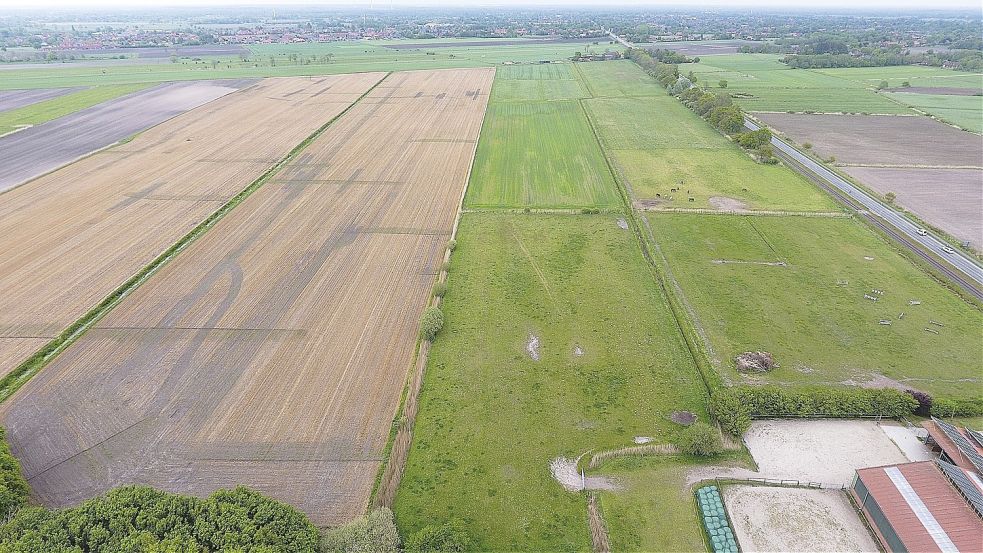 Für die geplante Zentralklinik neben der Bundesstraße 72/210 in Uthwerdum beginnt nun das Raumordnungsverfahren. Archivfoto: privat