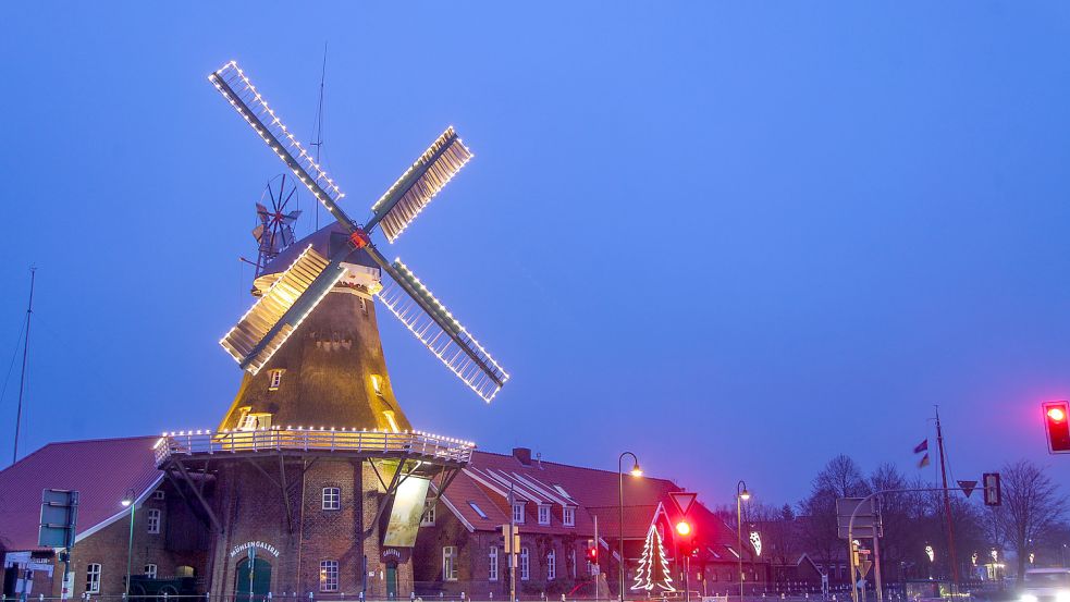 Der größte Weihnachtsmarkt Großefehns, an der Mühle in Ostgroßefehn, wurde als erstes abgesagt. Archivfoto: Romuald Banik