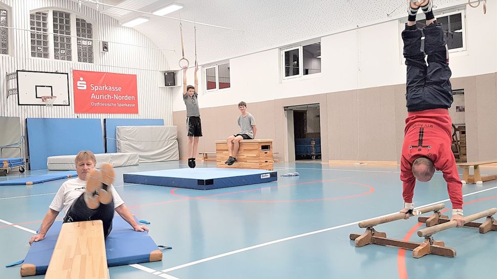 So sah es vor einem Jahr in der MTV-Halle aus. Die Mitglieder konnten sich Zeiten zum Sport mieten. Momentan gilt 2Gplus beim Hallensport. Foto: privat