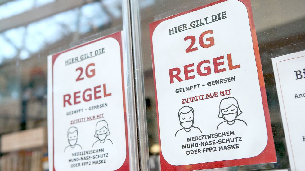 Zutritt nur für Geimpfte und Genesene. Das gilt bald auch in vielen Geschäften in Niedersachsen. Foto: imago images/Jan Huebner