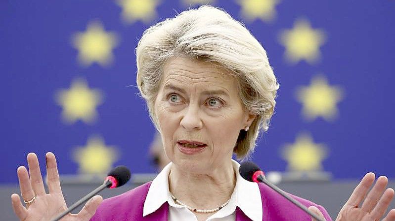 Ursula von der Leyen, Präsidentin der Europäischen Kommission. Foto: Christian Hartmann/Reuters Pool/AP/dpa