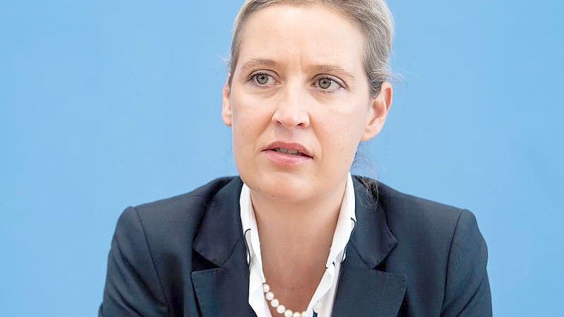 Alice Weidel Ende September in der Bundespressekonferenz in Berlin. Foto: Bernd von Jutrczenka/dpa