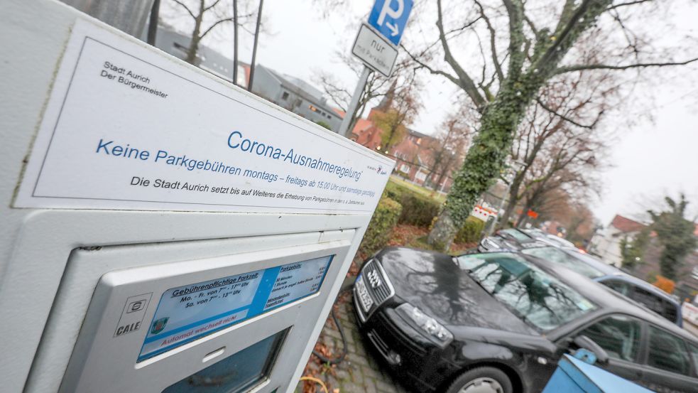 Auch im kommenden Jahr bleibt das Parken in Aurich verbilligt. Foto: Romuald Banik