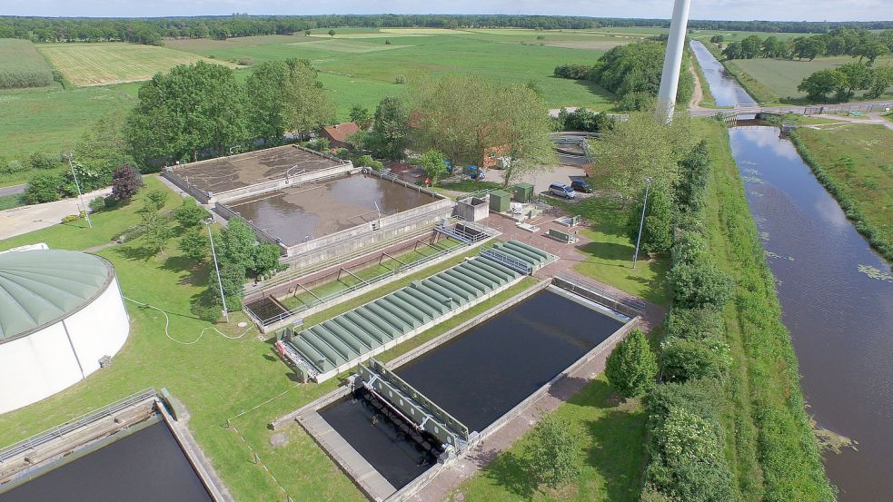 Die Kläranlage in Großefehn soll für rund vier Millionen Euro erweitert werden. Foto: EWE Wasser