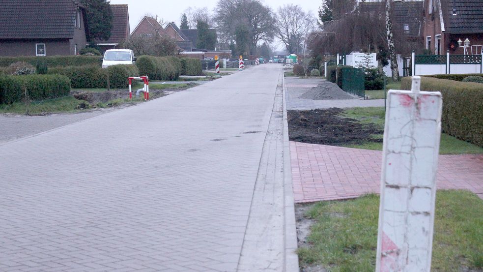 Der Abschnitt der Süderstraße am Mittelweg ist schon fertig. Foto: Karin Böhmer