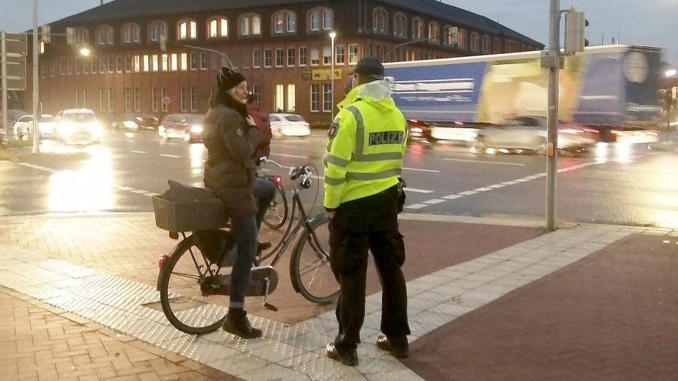 Die Polizei hatte bei der Mehrheit der kontrollierten Radfahrenden nichts zu beanstanden. Foto: Polizei
