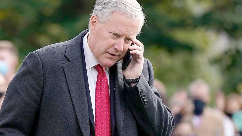 Donald Trumps ehemaliger Stabschef Mark Meadows steht wegen seiner Rolle in der Kapitol-Attacke vom 6. Januar 2021 im Fokus eines Untersuchungsausschusses. Foto: Patrick Semansky/AP/dpa