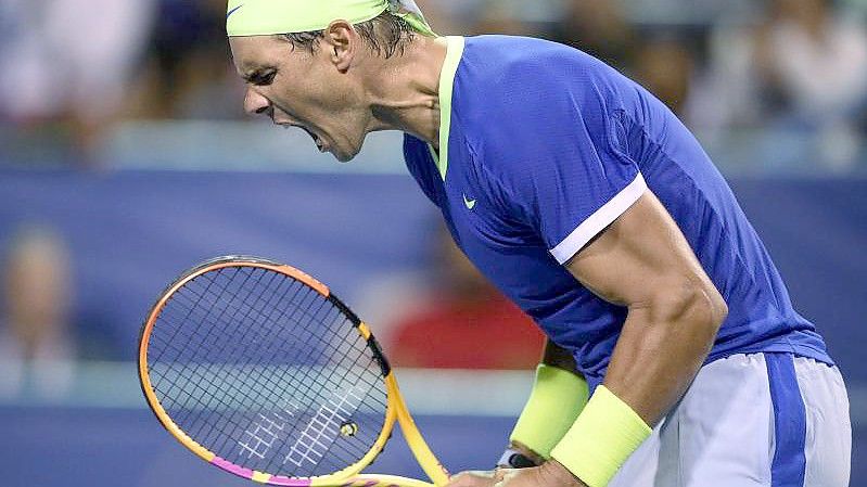 Nach einer langen Pause steigt Rafael Nadal wieder ins Turniergeschehen ein. Foto: Nick Wass/AP/dpa