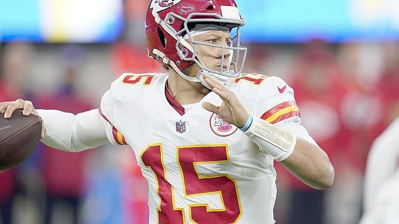 Der Quarterback der Kansas City Chiefs: Patrick Mahomes. Foto: Ashley Landis/AP/dpa