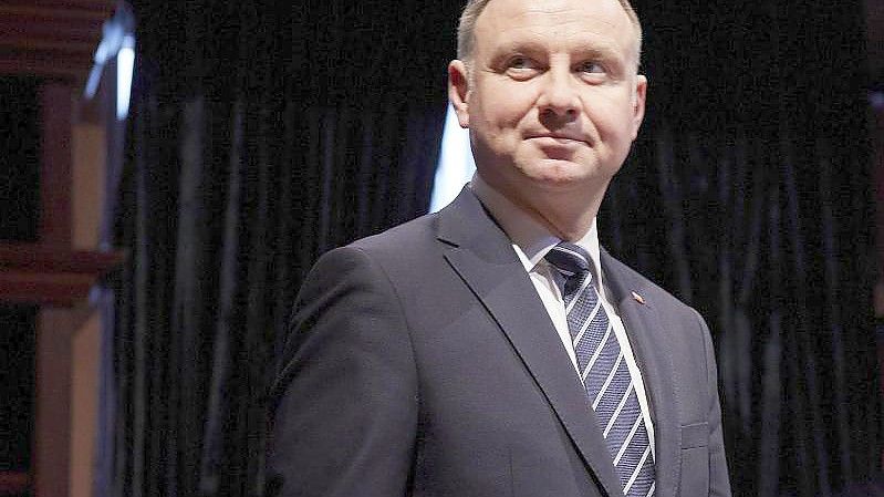 Polens Präsident Andrzej Duda. Foto: Ukrainian Presidential Press Office/AP/dpa/Archiv