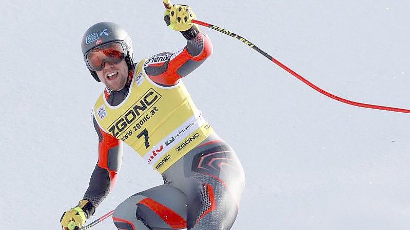 Gewann auch den Super-G in Bormio: Aleksander Aamodt Kilde aus Norwegen. Foto: Felice Calabro/AP/dpa