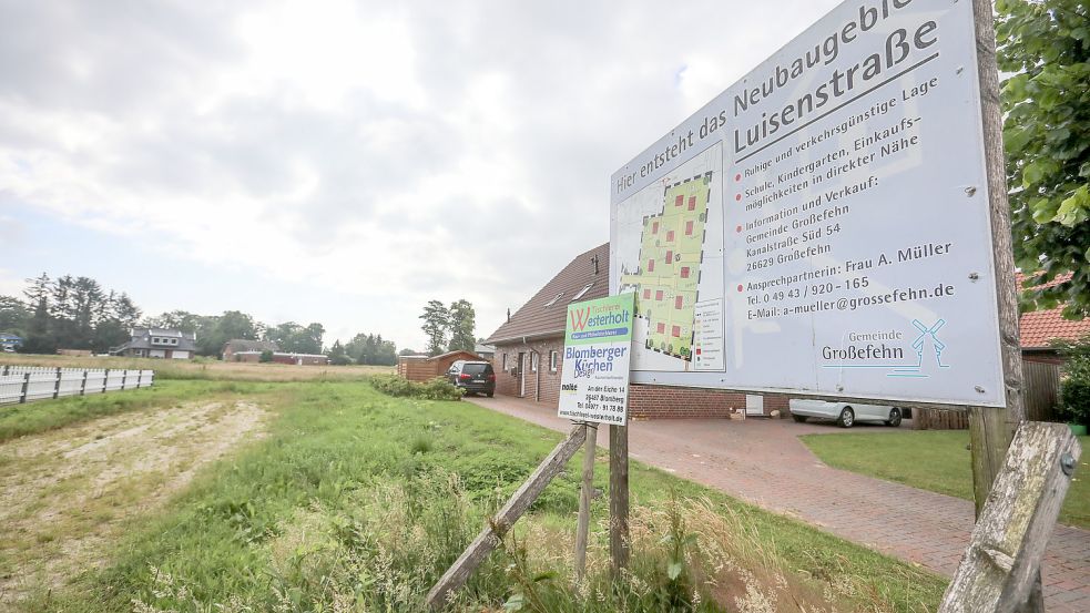 Das Baugebiet in der Luisenstraße ist das jüngste der Gemeinde. Die Plätze dort waren schnell vergriffen. Archivfoto: Romuald Banik