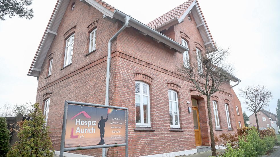 Das Auricher Hospiz in der Hasseburger Straße am Hafen. Das Gebäude wird von der Stadt zur Verfügung gestellt. Foto: Romuald Banik