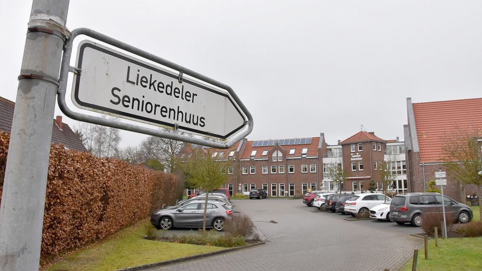 Im Liekedeler Seniorenhuus in Marienhafe gab es Ende des Jahres mehrere Corona-Fälle. Foto: Thomas Dirks