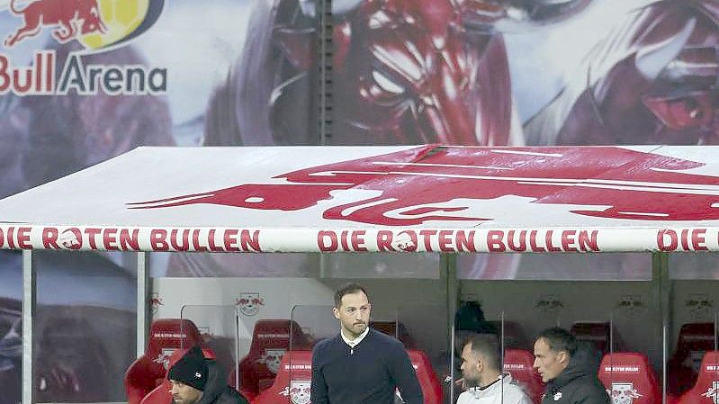 RB-Trainer Domenico Tedesco steht mit den Leipzigern vor Start der Bundesliga-Rückrunde unter erheblichem Druck. Foto: Jan Woitas/dpa-Zentralbild/dpa