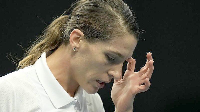 Schied in Melbourne aus: Andrea Petkovic. Foto: Petr David Josek/AP/dpa