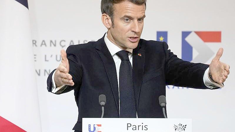 Emmanuel Macron ist wegen seiner Aussagen zu Ungeimpften teils heftig kritisiert worden. Foto: Michel Euler/Pool AP/dpa