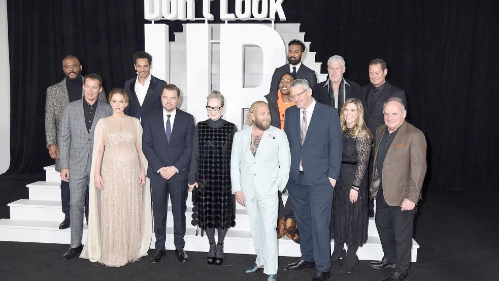 Der einflussreiche Cast des Netflix-Films „Don't Look Up“. Foto: imago images/AdMedia/Starface