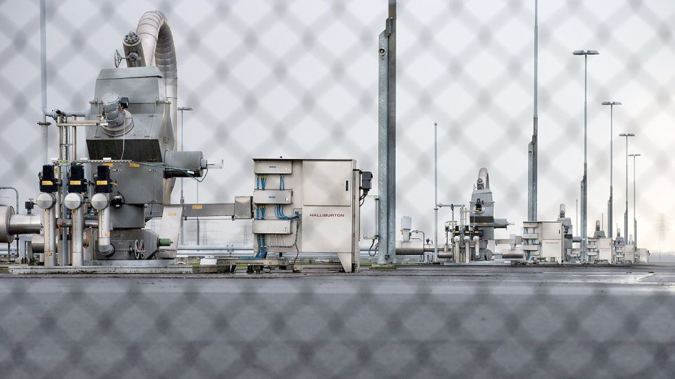 In Amsweer in der nordniederländischen Provinz Groningen wird Gas gefördert, wodurch bereits mehrere Erdbeben ausgelöst wurden. Foto: dpa/ Peter Dejong