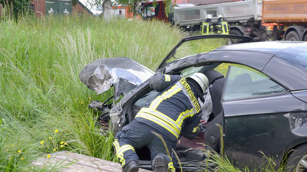 Die angeklagte Fahrerin hat im Juni einen Unfall verursacht, bei dem sie selbst eingeklemmt und schwer verletzt wurde. Foto: Archiv/Franziska Otto