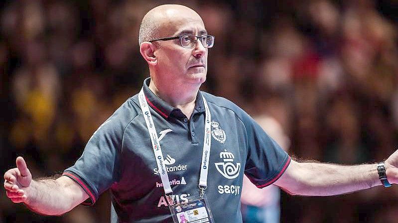 Startete mit der spanischen Handball-Nationalmannschaft mit einem Auftaktsieg in die EM: Trainer Jordi Ribera. Foto: Johanna Lundberg/Bildbyran via ZUMA Press/dpa