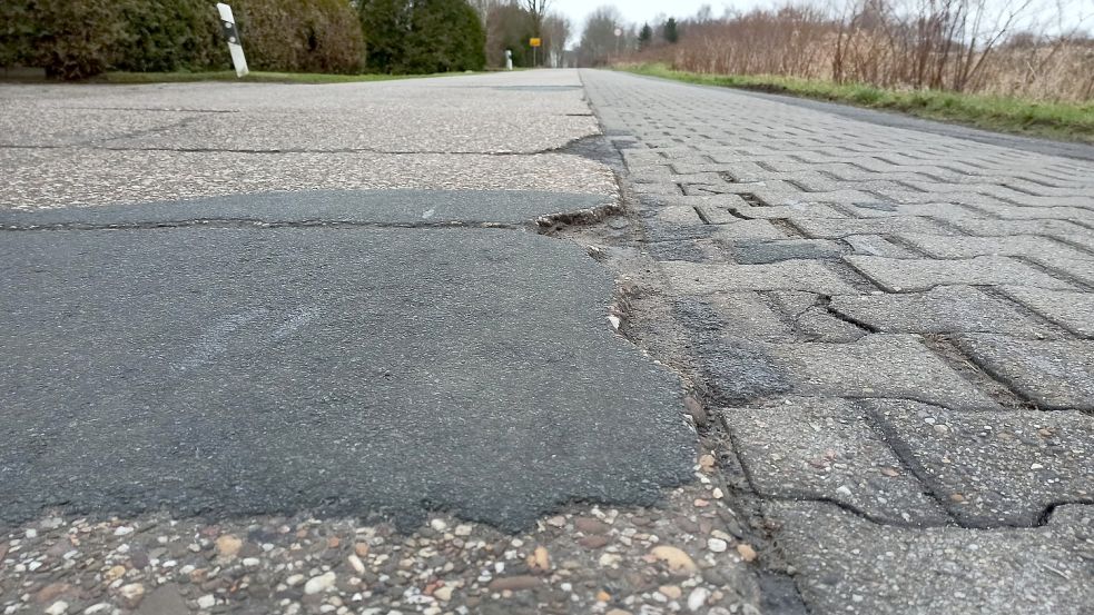 Der Totenweg soll nach den Plänen der Ihlower Verwaltung 2022 saniert werden. Eigentlich stand aber die Sanierung einer anderen Straße an. Foto: Imke Cirksena