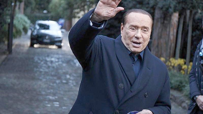 Silvio Berlusconi, ehemaliger Ministerpräsident von Italien und Parteichef der Forza Italia, im vergangenen Dezember in Rom. Foto: Roberto Monaldo/LaPresse/AP/dpa