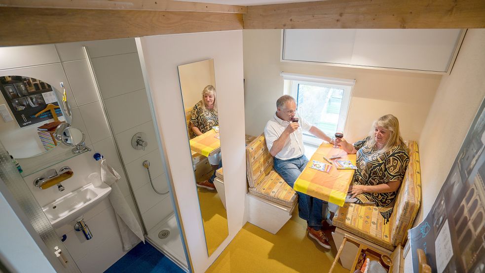 Tiny Houses bieten auf engem Raum alles, was man zum Wohnen braucht. Foto: DPA