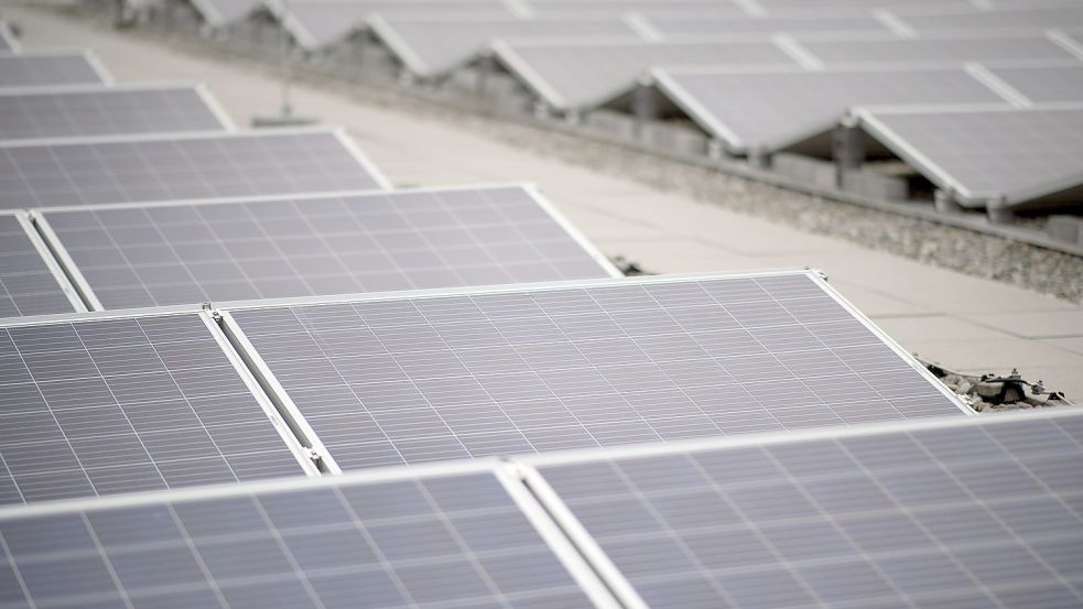 Eine Photovoltaik-Anlage soll auf Dächern der IGS in Ihlow installiert werden. Foto: DPA
