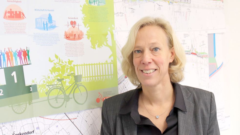 Den Radverkehr zu stärken, sieht Stadtbaurätin Alexandra Busch-Maaß als Verpflichtung gegenüber kommenden Generationen an. Foto: Heino Hermanns