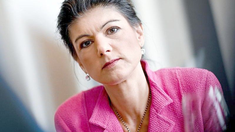 Die Bundestagsabgeordnete Sahra Wagenknecht. Foto: Britta Pedersen/dpa