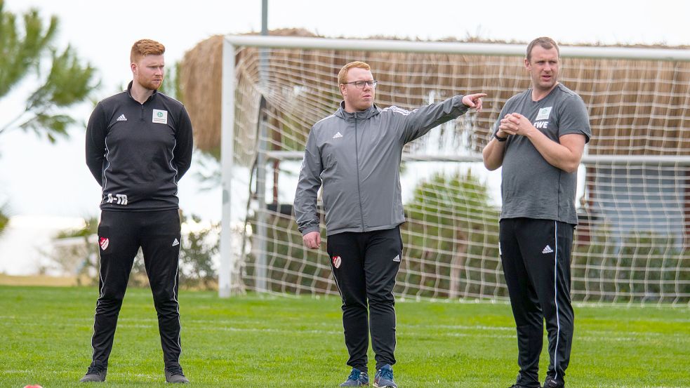 Trainer Stefan Wilts (rechts) und sein Team zogen ein positives Fazit nach einer Woche Trainingslager.
