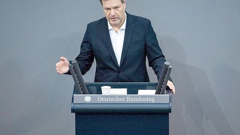 Wirtschaftsminister Robert Habeck warnt die Union vor den Folgen einer Klage gegen den beschlossenen Nachtragshaushalt der Ampel-Regierung. Foto: Bernd von Jutrczenka/dpa